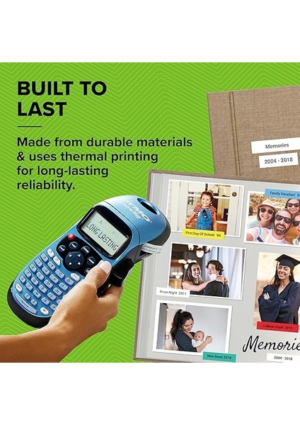 Dymo Letratag Elektronik Etiketleme Makinesi -12 Mm. Letratag Şeritlerle Uyumlu indirimleri