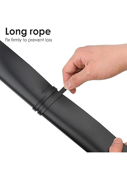 Pu Leather Drumstick Bag Drum Stick Holder For Storage And Carrying, Drum Stick Storage Handbag And Carrying Case, Drum Accessories (Black) fiyatları