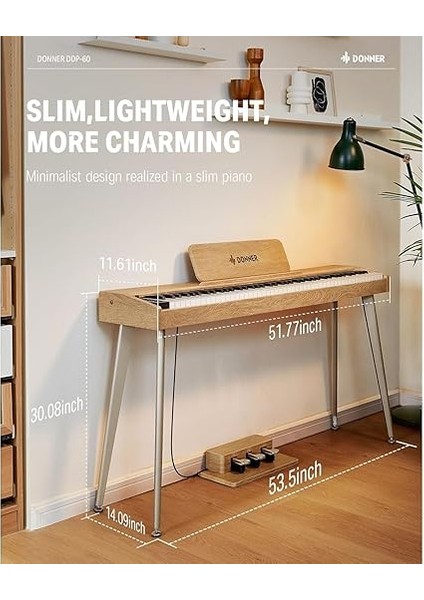 Ddp-60 Dijital Piyano (Light Oak) fırsatları
