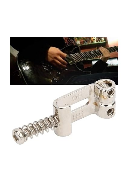 GAQ06 6pcs Electric Guitar Saddles Copper Zinc Alloy Saddle Roller Bridge Parts Dıy Electric Guitar Silver modelleri