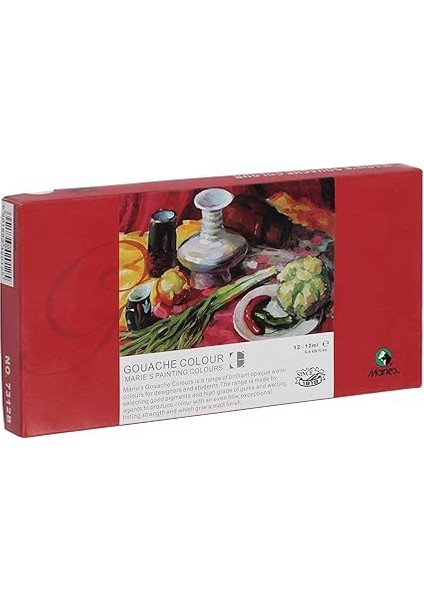 Guaj Boya Seti 12 Renk x 12 ml 7312B fiyatları