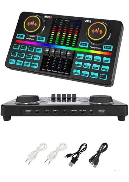 Stüdyo Ekipmanları Private Paket-5 Cx2 Mikrofon VS22 Ses Kartı Stüdyo Kayıt Seti modelleri