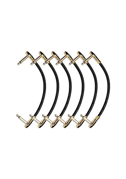 Efekt Pedalı Patch Kabloları 15CM Altın Lake Düz Kafa indirimleri