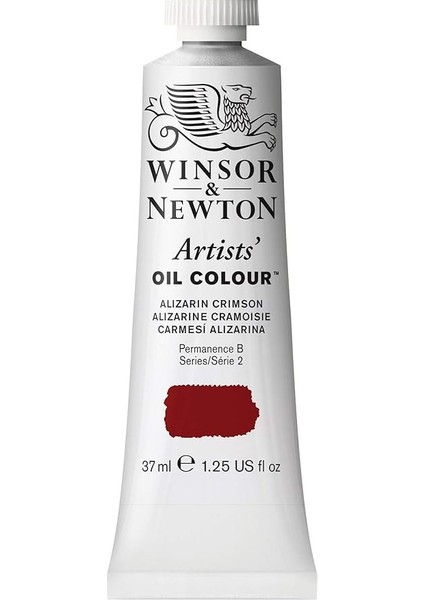 & Newton Artists' Oil Color, 37ML, Alizarin Crimson