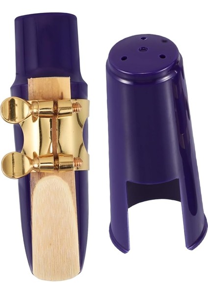 Bağlama Kapağı ile Saksafon Ağızlık Seti Şık Alto Saksafon Aksesuarları Müzik Gereçleri