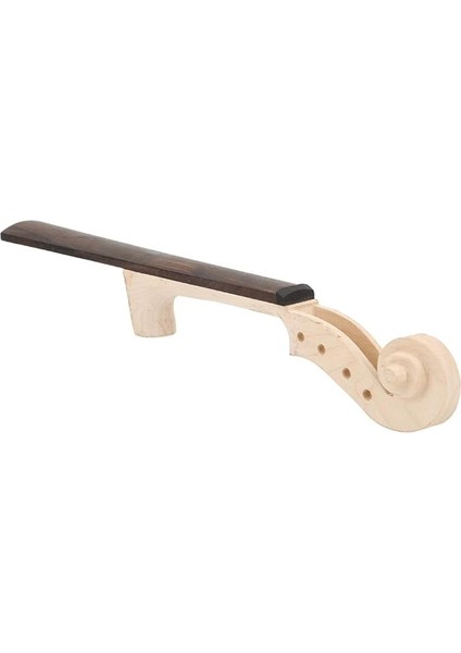 4/4 Keman Için Dayanıklı Keman Boynu - Abanoz Klavye ile Akçaağaç Odun - Profesyonel Kemancılar Için Aksesuar (Keman Boynu)