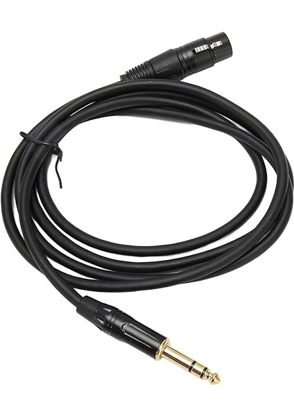 Xlr Dişi - 1/4 Inç Kablo, Ağır Hizmet 3pin Xlr - 6.35MM Fiş Stüdyo ve Canlı Performans, Dengeli Ara Bağlantı Kablosu (#2) indirimleri