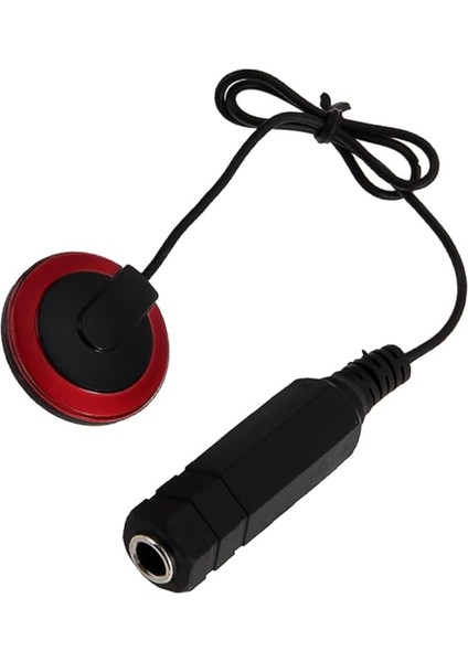 635MM Dişi Jack Gitar Manyetiği Gitar Amfisi Kablosu Için Sağlam Plastik Kırmızı