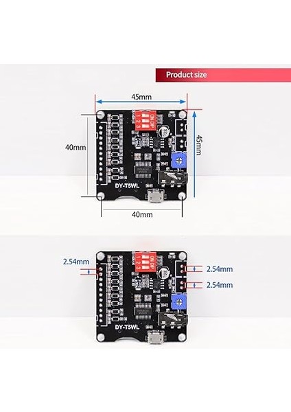 5W Mp3 Çalar Ses Modülü Ses Çalma Kartı 9ch Be B Kontrol Ses Çalar Modülü Hafıza Kartı U-Disk Ses Çalar Modülü fırsatları