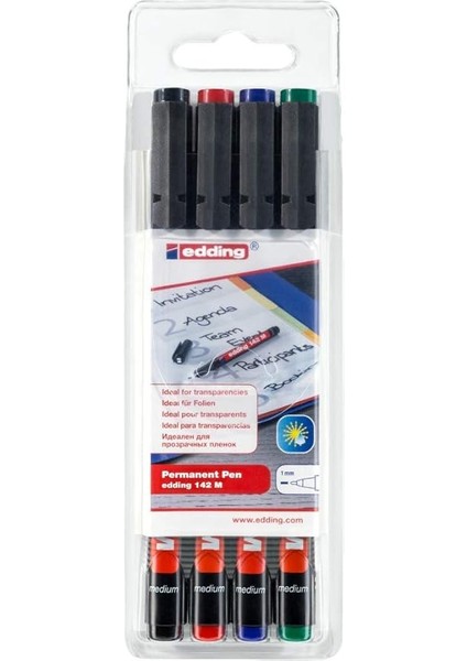 4-142-4 Ohp-Marker 142 M, Permanent, 1 Mm, Sortiert fiyatları