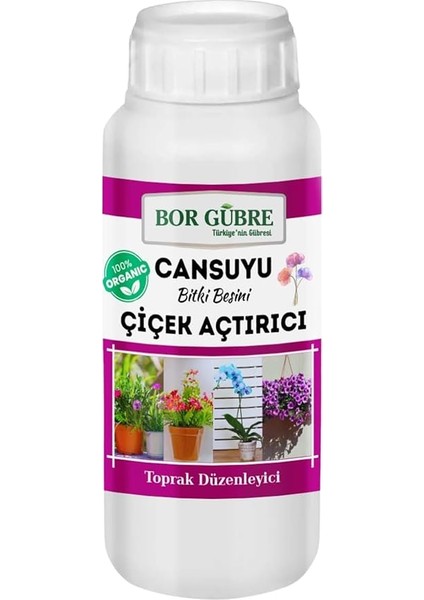 Açan Süs Bitkileri Için Can Suyu Bitki Besini Organik Sıvı Bitki Gübresi 500ML
