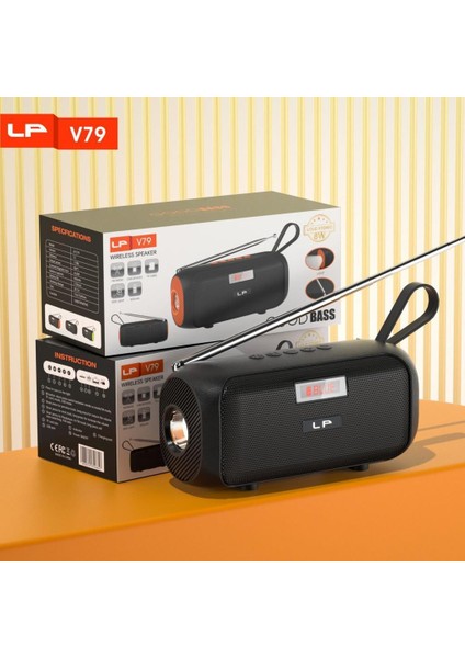 SP-403 El Fenerli Taşınabilir Solar Şarjlı Bluetooth Fm Radyo Hoparlör fırsatları