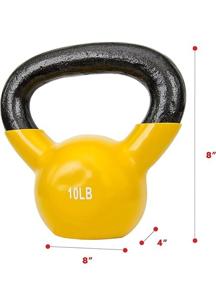 Health & Fitness Vinil Kaplamalı Kettlebell, Güç Ağırlık Antrenmanı ve Savurma Egzersizi Için modelleri