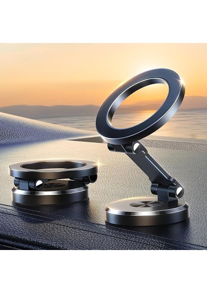 iPhone 16/16 Pro Max Magsafe Araç Montajı, [tüm Metal ve 360° Ayarlama] N55 Güçlü Mıknatıslı Araba Için Manyetik Telefon Tutucu, iPhone 16 15 14 13 12 ve Magsafe Kılıf ve Tüm Telefonlar Için