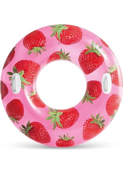 56261 Tutmalı Simit Karpuz Desenli 107 Cm, Su Sporları, Plaj Malzemesi, Şişme Ürün, Yüzme Aksesuarı, Kamp, Dalış, Güvenlik