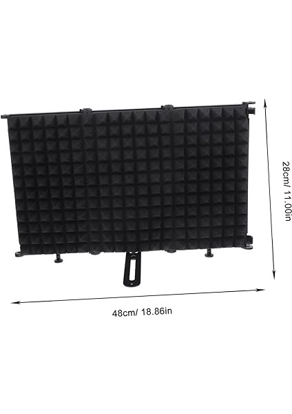 1 Takım Mikrofon Akustik Kapağı Kulaklık Durmak Patlama Bom Kolu Mikrofon Standı Pop Ekran Ön Cam Mikrofon Filtresi Mikrofon Izolasyon Kalkanı Mikrofon Açılır Filtresi Sünger Black fiyatları