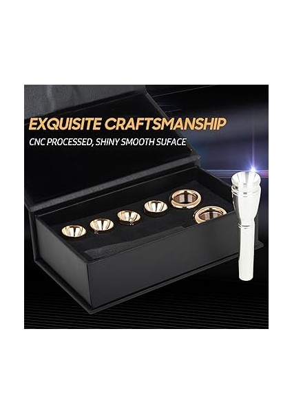 Pç Gümüş Kaplama Trompet Ağızlığı 3c 2c 2b 3b Korna Ağızlığı Trompet Parçası Başlangıç ve Profesyonel Çlar Için indirimleri