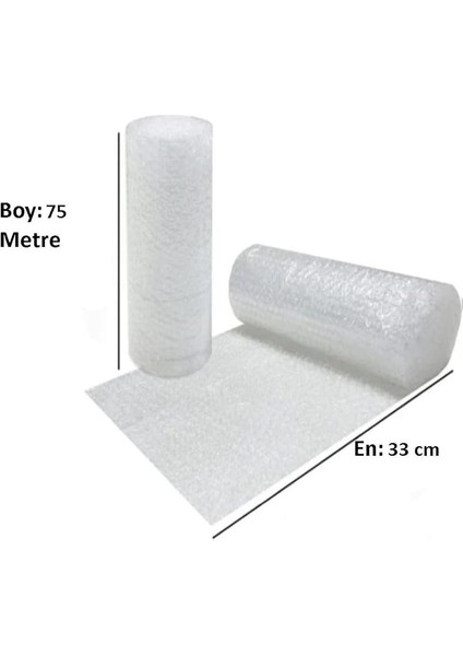 Pat Pat, Balonlu Naylon Sargı 33 cm En 75 Metre Boyunda Havalı Eşya Koruma Ambalajı fiyatları