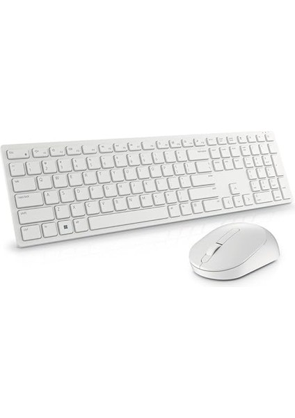 Pro Wireless Keyboard And Mouse - KM5221W - Turkish (Qwerty) - White fiyatları