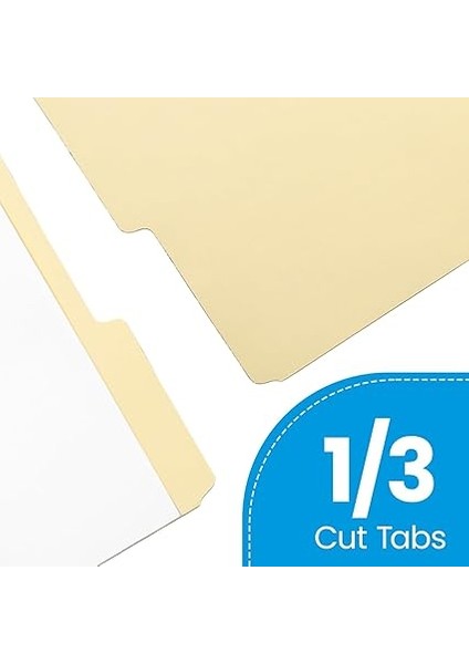 Dosya Klasörü, Yasal Boy, Manila, 1/3 Kesim, 100/BX (753 1/3) modelleri
