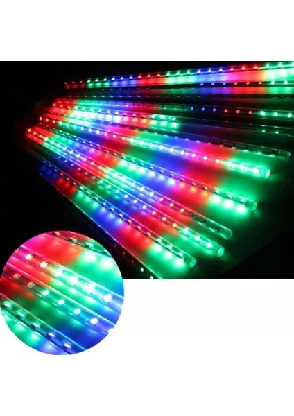 Buğz Solar Meteor Tüp Bahçe Dış Mekan Aydınlatma LED 8 Adet