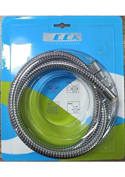 Duş Spirali Duş Zinciri Duş Hortumu 150 cm