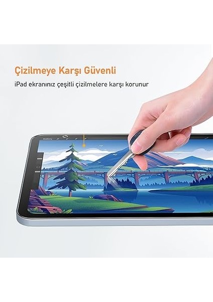 iPad Air 11 Inch Uyumlu 6. Nesil M2 2024 Ekran Koruyucu, Şeffaf Hd Nano Jelatin Film fırsatları