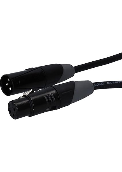2 M Xlr Dişi - Xlr Erkek Mikrofon Kablosu, 3 Pin Analog ve Aes, Cırt Cırtlı Bant ile modelleri