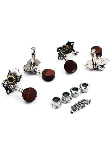 Doğru Tel Ahşap Gitar Makinesi - 2 Sol ve 2 Sağ Akort Burgusu Gitar Akort Aletleri modelleri