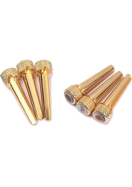 6 Paket Akustik Gitar Köprüsü - Abanoz ve Pirinç Ton - Yedek Parça Seti indirimleri