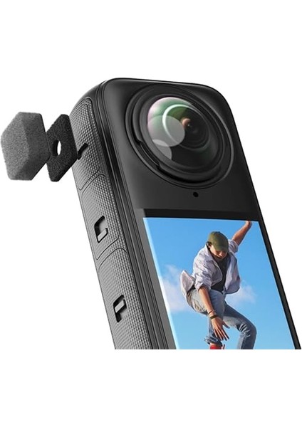 Mic Wind Muff Mikrofon Rüzgarlığı Mikrofon Rüzgarlığı X4/x3 Aksesuarları Için Gri modelleri