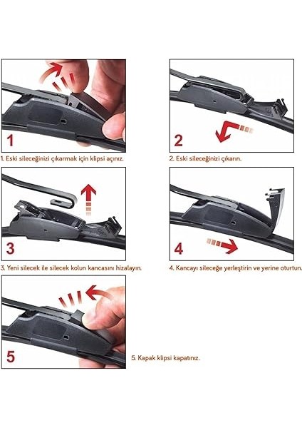 Muz Silecek Takımı Hyundai Tucson 2005-2010 ile Uyumlu fiyatları