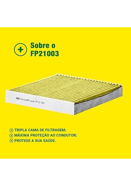 Kabin Filtresi Fp 21 003 (Honda) modelleri