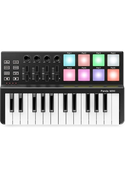 Portable Mini 25-Key USB Keyboard And Drum Pad Mıdı Controller Electronic Keyboard fiyatları