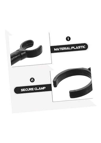 Kayıt ve Canlı Performans Için Flüt Mikrofon Klips Tutucu - Uzun Ömürlü Yapı Kullanımı Kolay modelleri