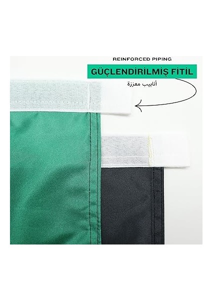 Suriye Bayrağı 100X150 cm - Çift Dikişli 120 Gr/m² Rashel Kumaş, Canlı ve Parlak Premium Suriye Bayrağı (100X150 Cm) modelleri