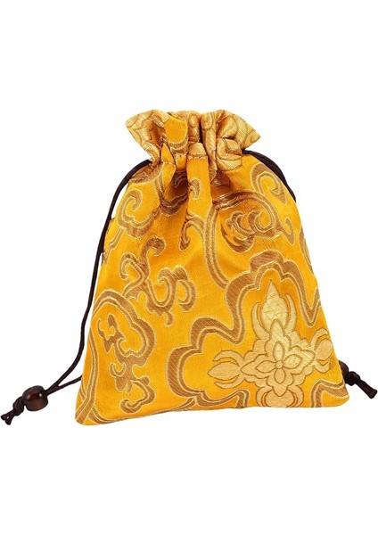 Ipek Ipli Kese Çin Ipek Brokar Kese Takı ve Paralar Çanta Parti Veya Özel Günler Için Çin Nakış Kese