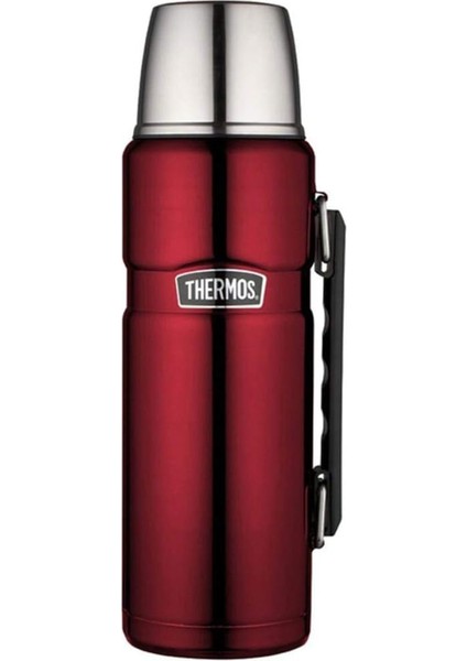 SK2010 Stainless King Large 1.2 Lt Büyük Kırmızı Termos