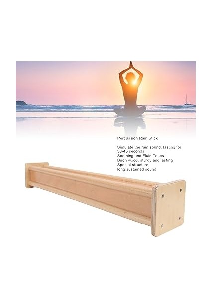 Askısı ve Taşınabilir Depolama Torbası ile Huş Ağacı Yağmur Çubuğu Simüle Edilmiş Yağmur Sesi Perküsyon Aleti Meditasyon Yoga Canlı Performansı fırsatları