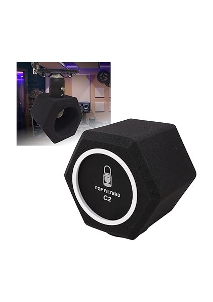 Sünger Kapağı, Dikkat Dağıtıcı Unsurları Azaltabilir 5 Taraflı Sızdırmaz Mikrofon Ön Cama Gürültü, Profesyonel Kayıt Stüdyoları Için fiyatları