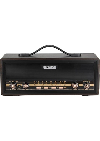 Midi Boy Retro Radyo Bluetooth Destekli Taşınabilir Radyo - Fm/am/sw Frekans, Usb/tf Kart Girişli, 2X8W Hoparlör, Şarjlı ve Kablolu Kullanım 35CM x 14CM PX-630BT (PX-630BT - Siyah) fiyatları