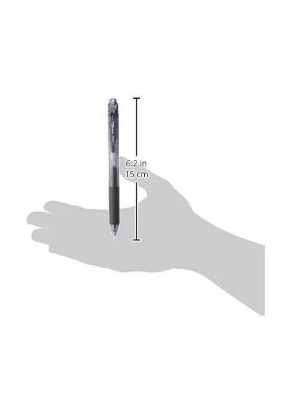 Energelx Sıvı Jel Tükenmez Kalem, 0,25 Mm, Iğne Uçlu, Siyah modelleri