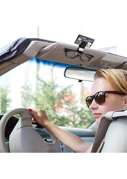 Nıppon, Araç Içi Ikili (Iki Taraflı) Gözlük Tutacağı - Kartvizit Tutacağı - Otomobil Içi Gözlük Tutucu - Gözlük Klipsi fırsatları