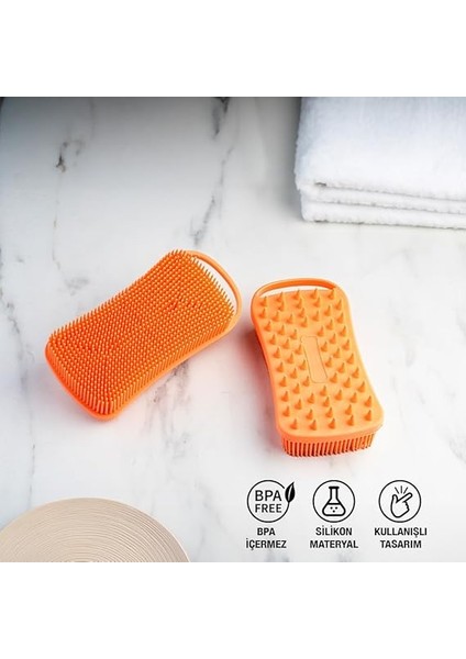 Silikon Vücut Masaj ve Temizleme Fırçası - 08 modelleri