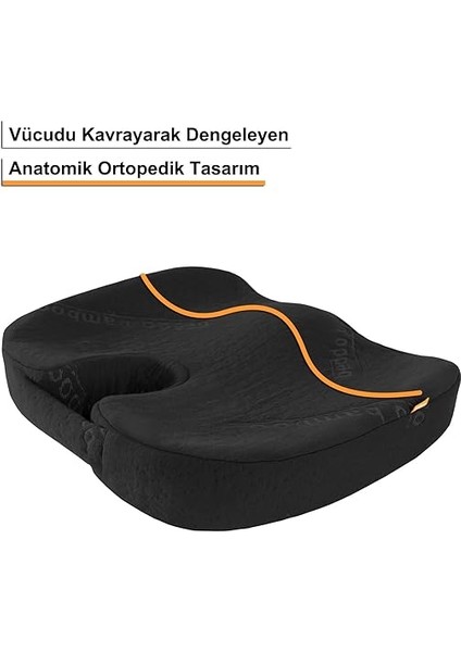 Bambu Serisi | Ortopedik Minder | Siyah Renk indirimleri