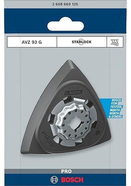 1x Pro Avz 93 G Zımpara Tabanı (Ø 93 Mm, Professional Aksesuar Çok Fonksiyonlu Makine) fiyatları