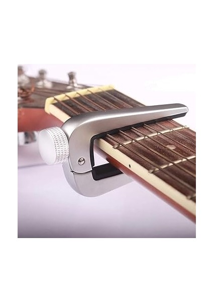 Evrensel Geniş Ayarlanabil Gitar Kapo 6/12 Telli Akustik Klasik Elektro Gitar Bas Mandolin Banjo Ukulele Için Uygundur Siyah fırsatları