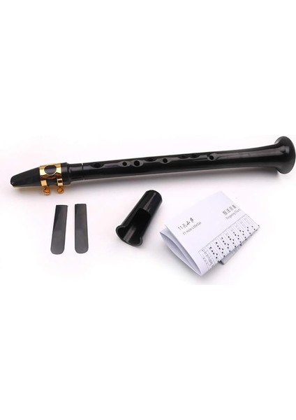 Severler Için Çanta Ahşap Rüzgar Enstrümanı ile Siyah Taşınabilir Mini Saksafon Küçük Saksafon fırsatları