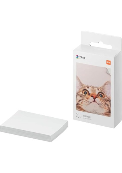 TEJ4019GL - Taşınabilir Yazıcı Fotoğraf Kağıdı, 20 Yaprak Yüksek Kaliteli 7,6 cm Fotoğraf Kağıdı