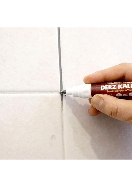 Uçlu Su Bazlı Kokusuz Kalıcı Derz Kalemi - Gri Renk modelleri